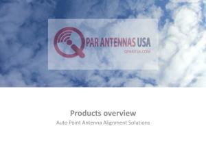 QPAR Antennas USA Products Overview May 2016
