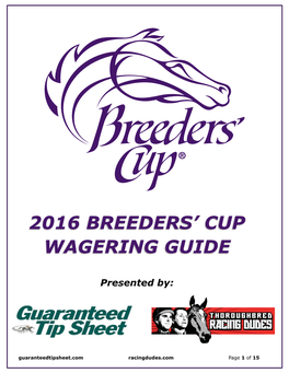 BC Wagering Guide 2