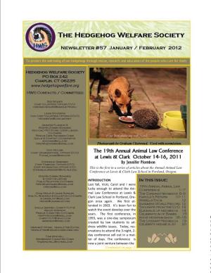 HWS Newsletter Volume 57