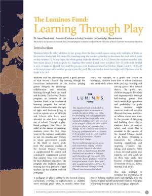 Learning Through Play Dr