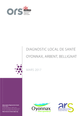 DIAGNOSTIC LOCAL DE Santé Oyonnax, Arbent, Bellignat