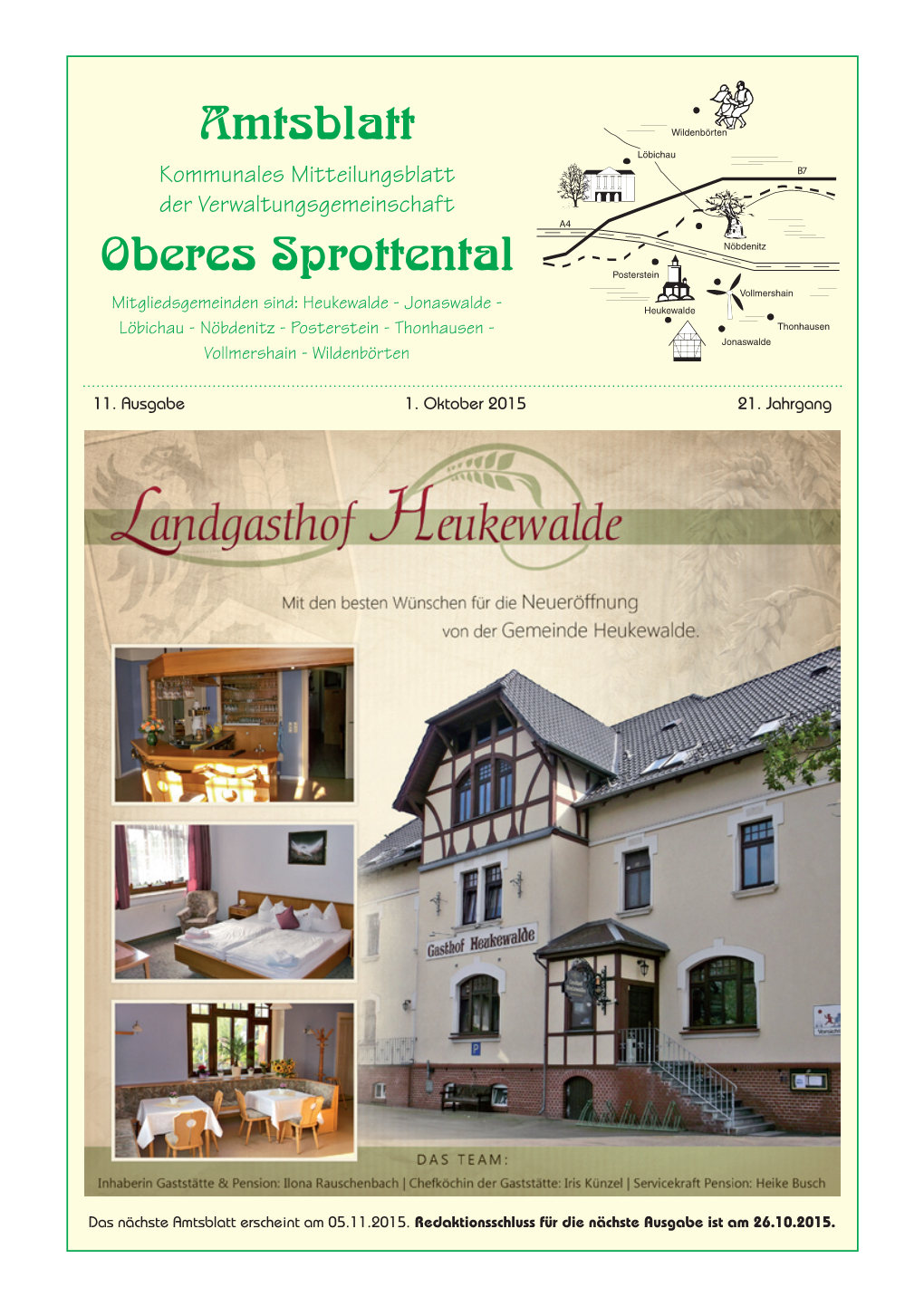 Amtsblatt Oberes Sprottental