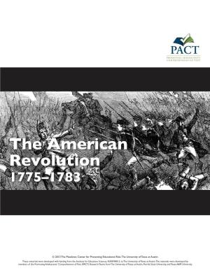 The American Revolution 1775–1783