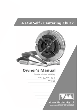 Vicmarc 4-Jaw Chuck Manual