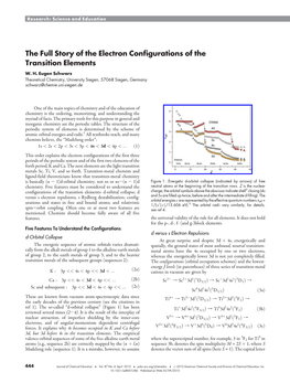 The Full Story of the Electron Configurations of the Transition Elements