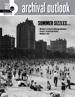 Summer Sizzles… • Members to Meet at Chicago Lakeshore • Breezin’ to Election Victory • Mayday Is Hot Table of Contents
