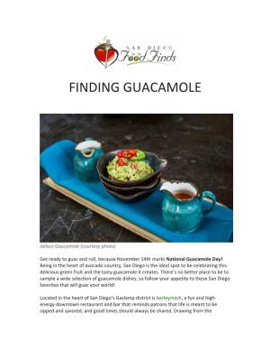 Finding Guacamole