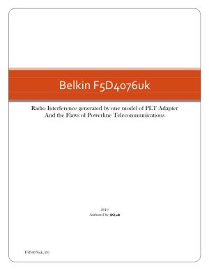 Belkin F5d4076uk