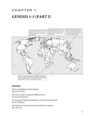 Genesis 1–3 (Part I)
