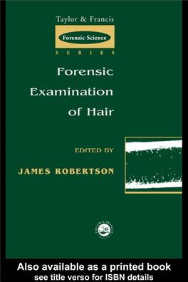 Forensic Examination of Hair