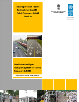 Toolkit on Intelligent Transport System for Public Transport & BRTS