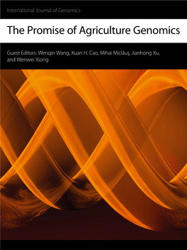 The Promise of Agriculture Genomics