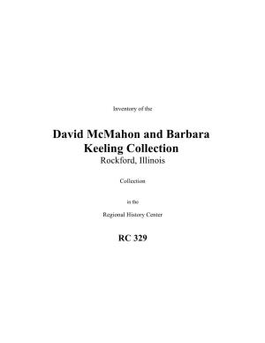 David Mcmahon and Barbara Keeling Collection Rockford, Illinois