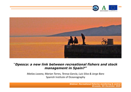 “Dpesca: a New Link Between Recreational Fishers and Stock