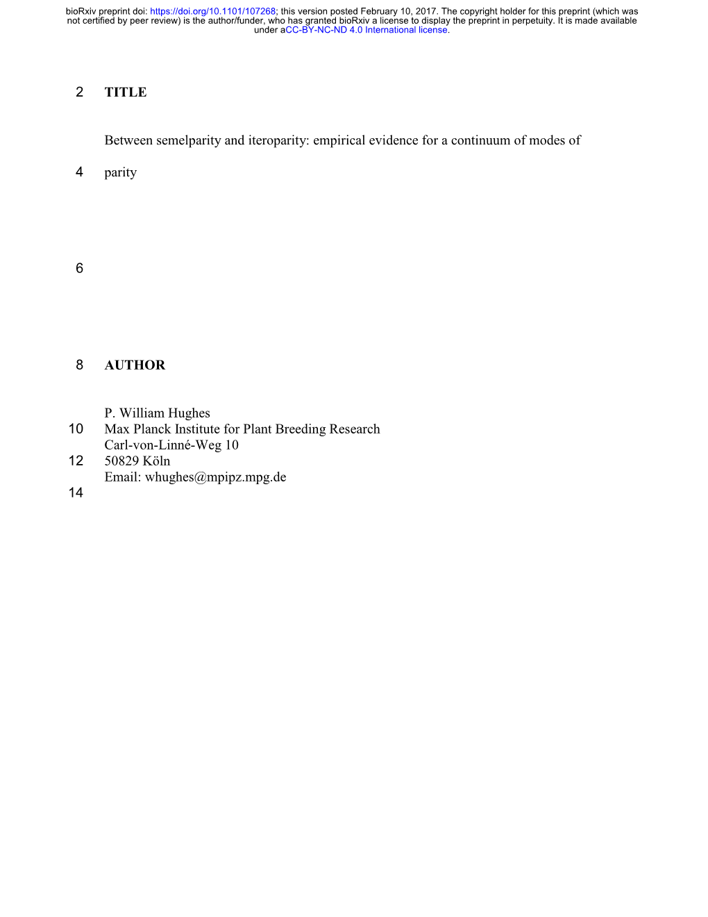 Between Semelparity and Iteroparity: Empirical Evidence for a Continuum of Modes Of