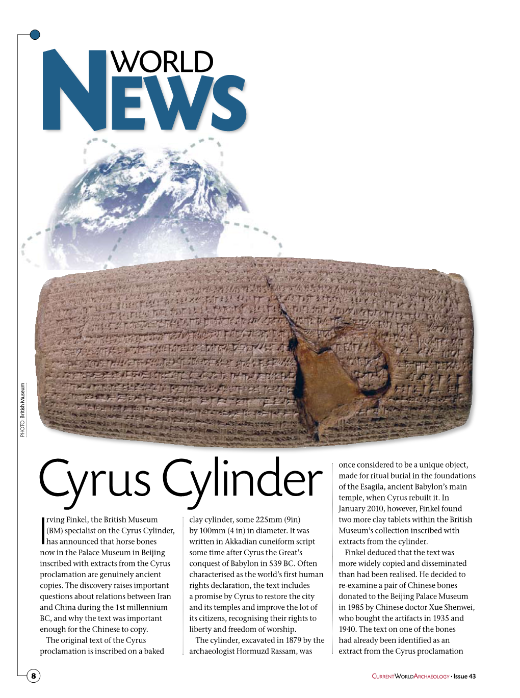 Cyrus Cylinder Temple, When Cyrus Rebuilt It