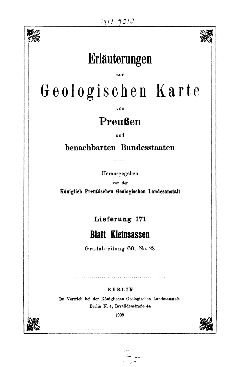 Geologischen Karte