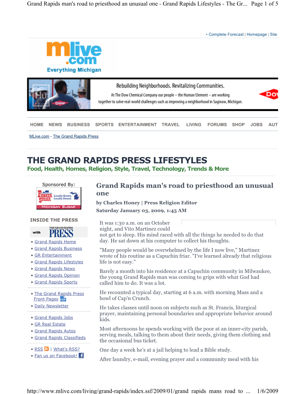 THE GRAND RAPIDS PRESS LIFESTYLES Food, Health, Homes, Religion, Style, Travel, Technology, Trends & More