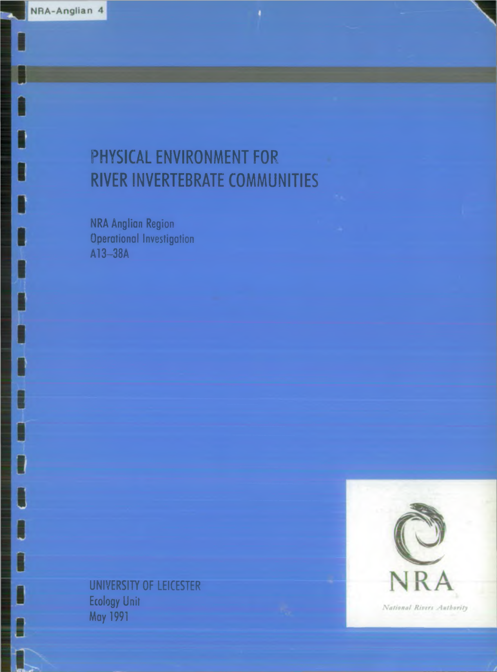 Physical Environment for River Invertebrate Communities