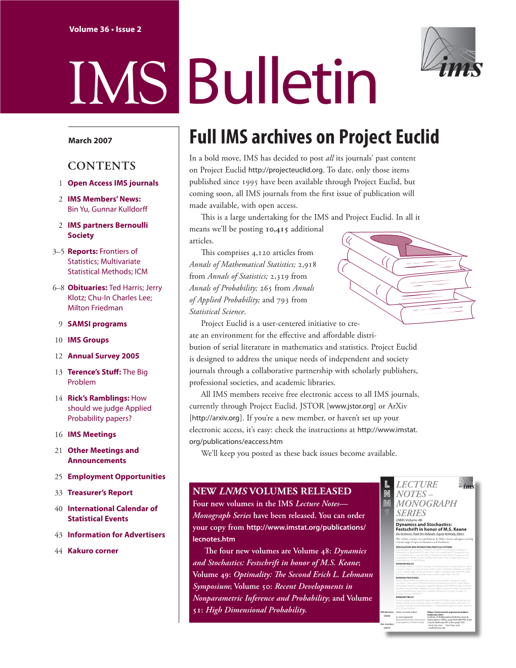 IMS Bulletin