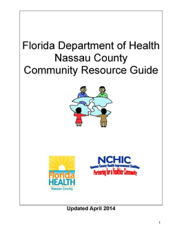 Florida Department of Health Nassau County Community Resource Guide