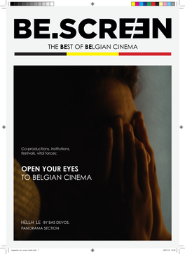 Open Your Eyes to Belgian Cinema