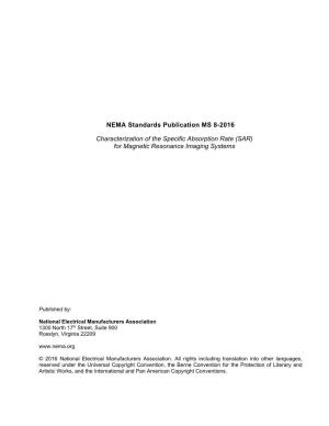 NEMA Standards Publication MS 8-2016 Characterization of The