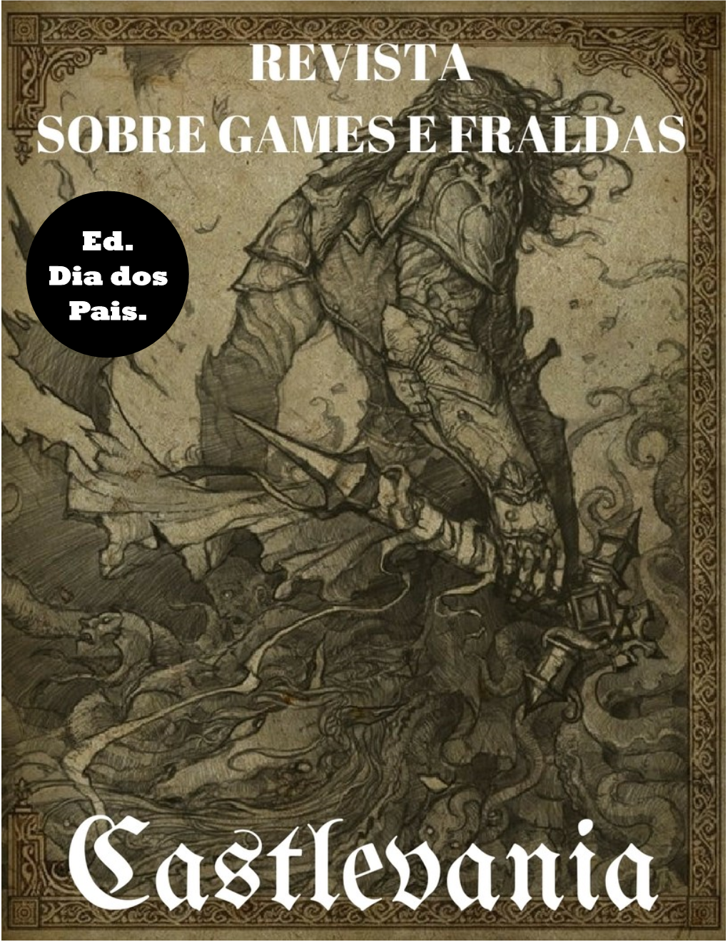 Ed. Dia Dos Pais. Produção Sobre Games E Fraldas Ed