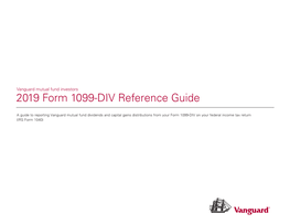 2019 Form 1099-DIV Reference Guide