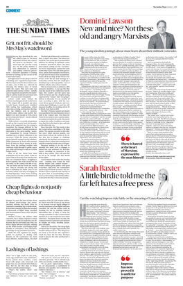 Dominic Lawson Sarah Baxter