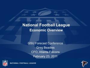 National Football League Economic Overview