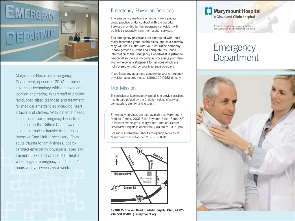 Learn More About Marymount Hospital Emergency Department