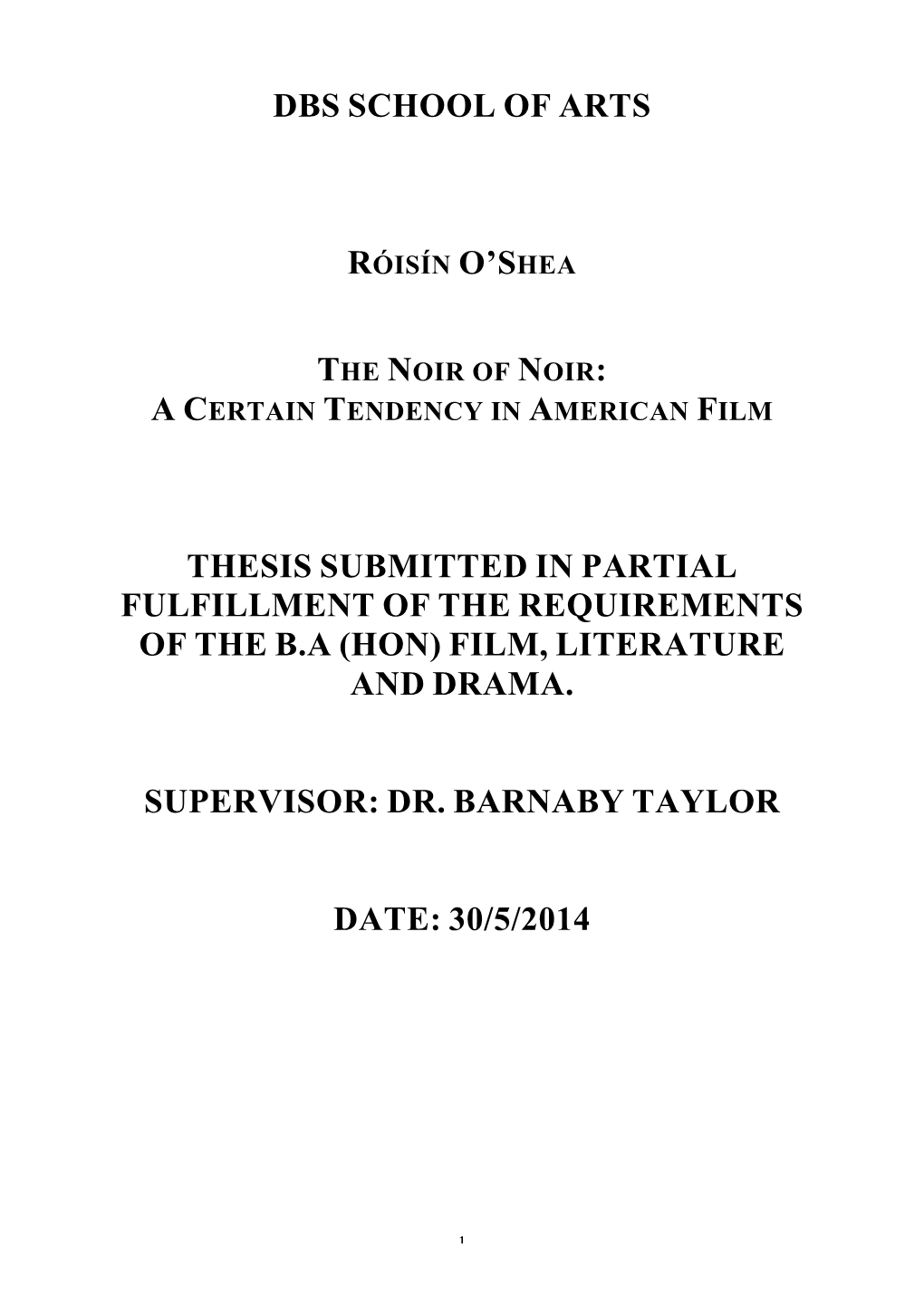 Ba Oshea R 2014.Pdf (7.130Mb)