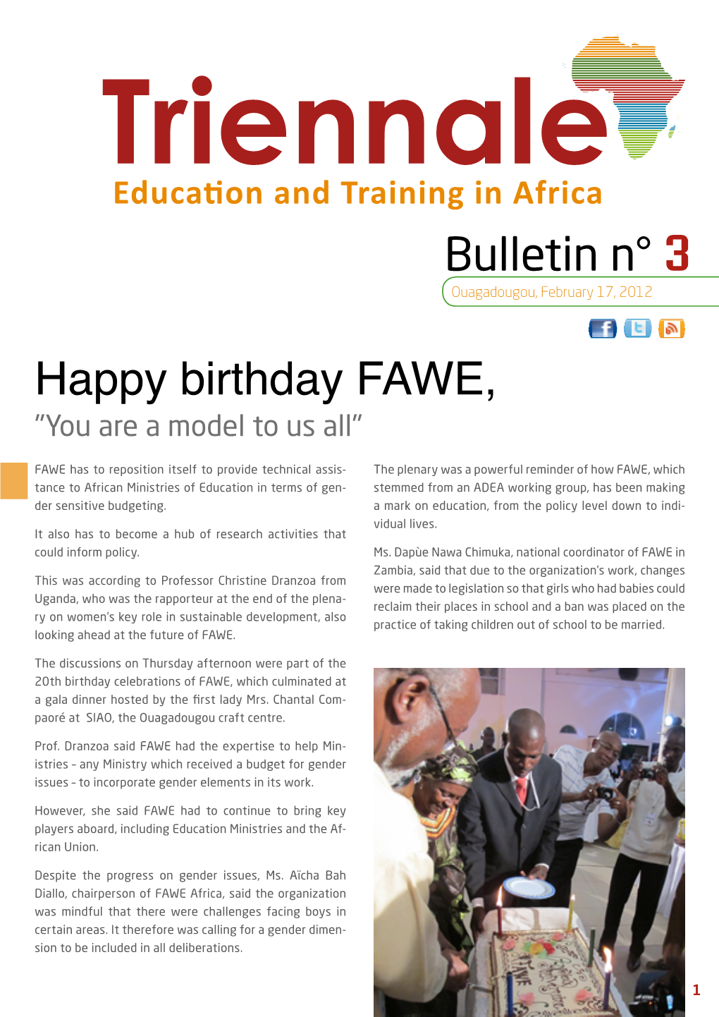 Bulletin N°3 EN