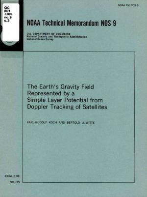 NOAA Technical Memorandum NOS 9 the Earth's Gravity Field