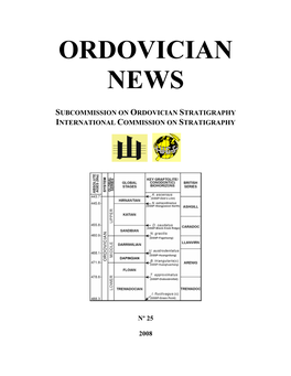 Ordovician News 2008