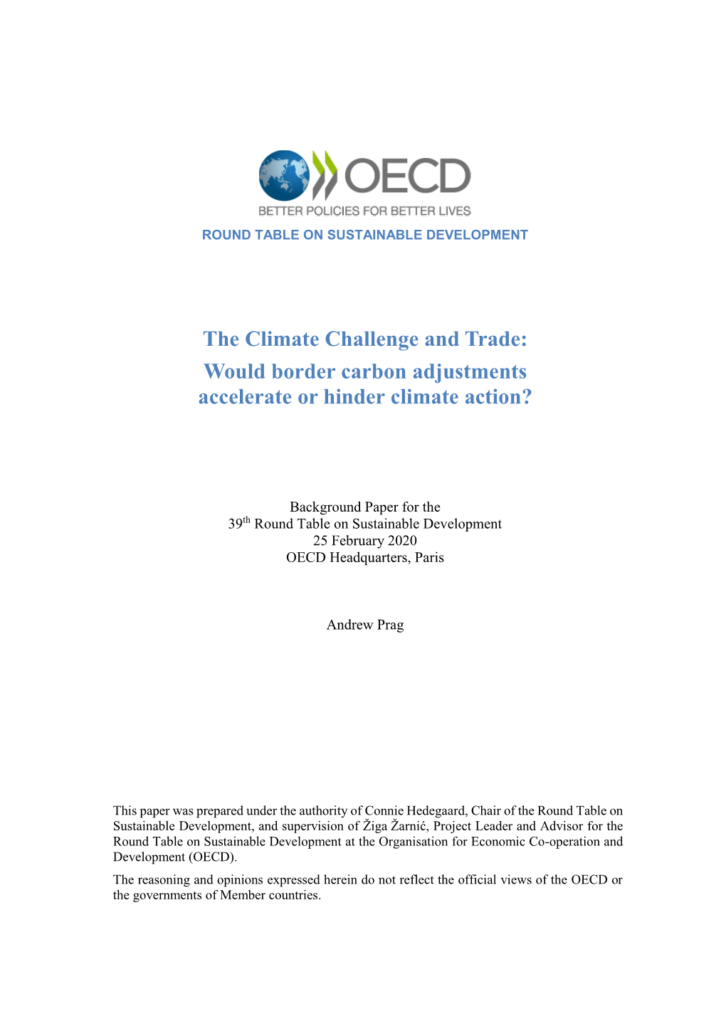 Would Border Carbon Adjustments Accelerate Or Hinder Climate Action?