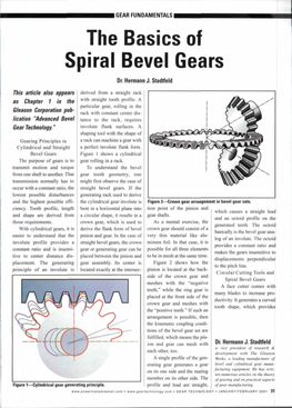 The Basics of Spiral Bevel Gears