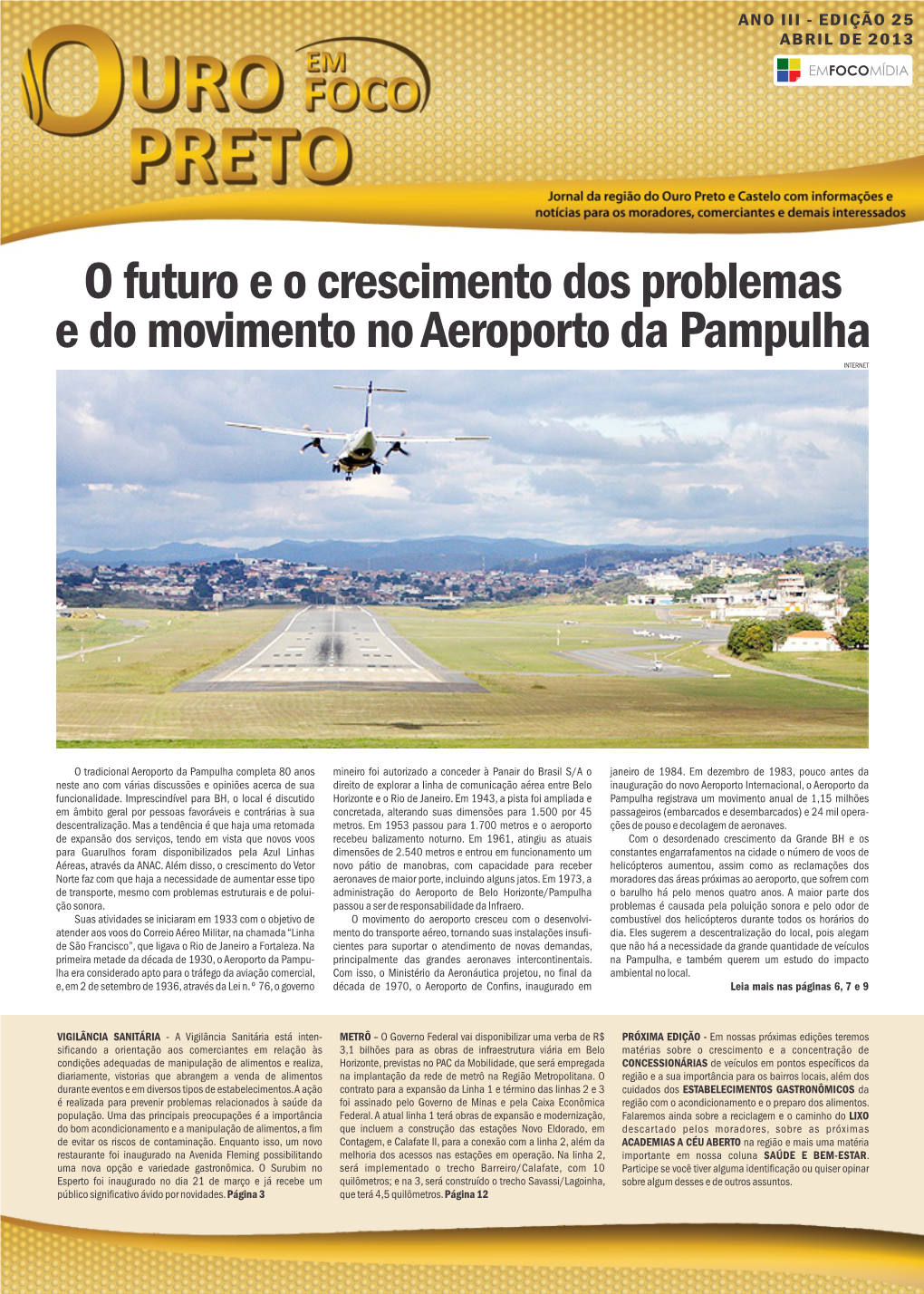 O Futuro E O Crescimento Dos Problemas E Do Movimento No Aeroporto Da Pampulha INTERNET