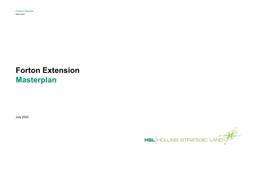 Forton Extension Masterplan