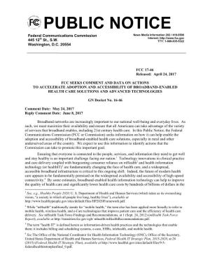 FCC Public Notice