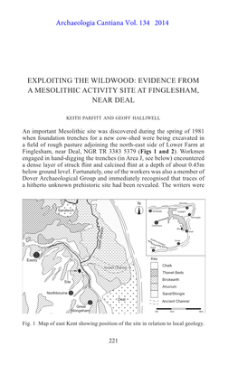 Exploiting the Wildwood: Evidence from a Mesolithic Activity Site at Finglesham, Near Deal