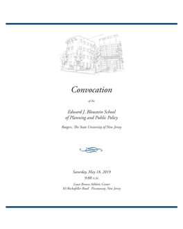 Convocation Program (PDF)