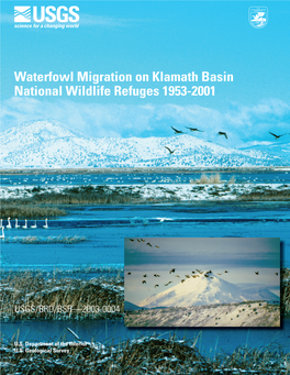 Waterfowl Migration on Klamath Basin National Wildlife Refuges 1953-2001
