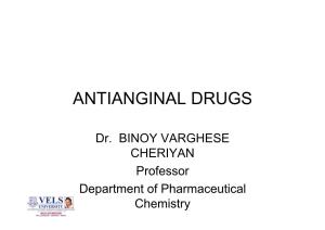 Anti Anginal Drugs
