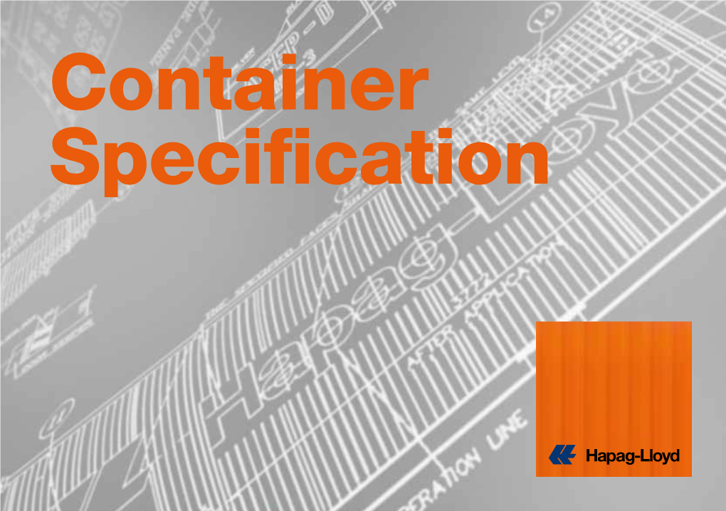 Container Specification INTRODUCTION