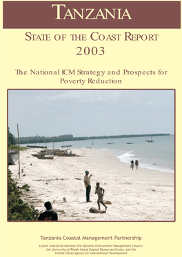 Tanzania State of the Coast Report 2003: the National ICM Strategy and Prospects for Poverty Reduction