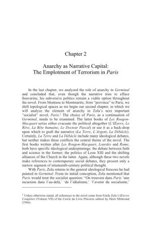 Chapter 2 Anarchy As Narrative Capital: the Emplotment Of
