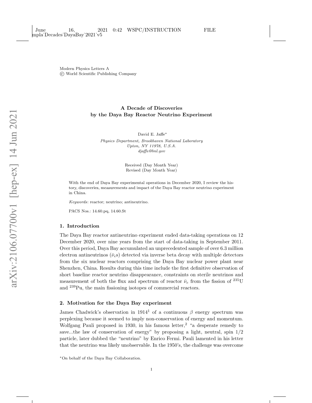 A Decade of Discoveries by the Daya Bay Reactor Neutrino Experiment