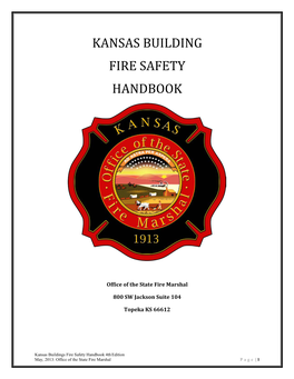 Kansas Building Fire Safety Handbook